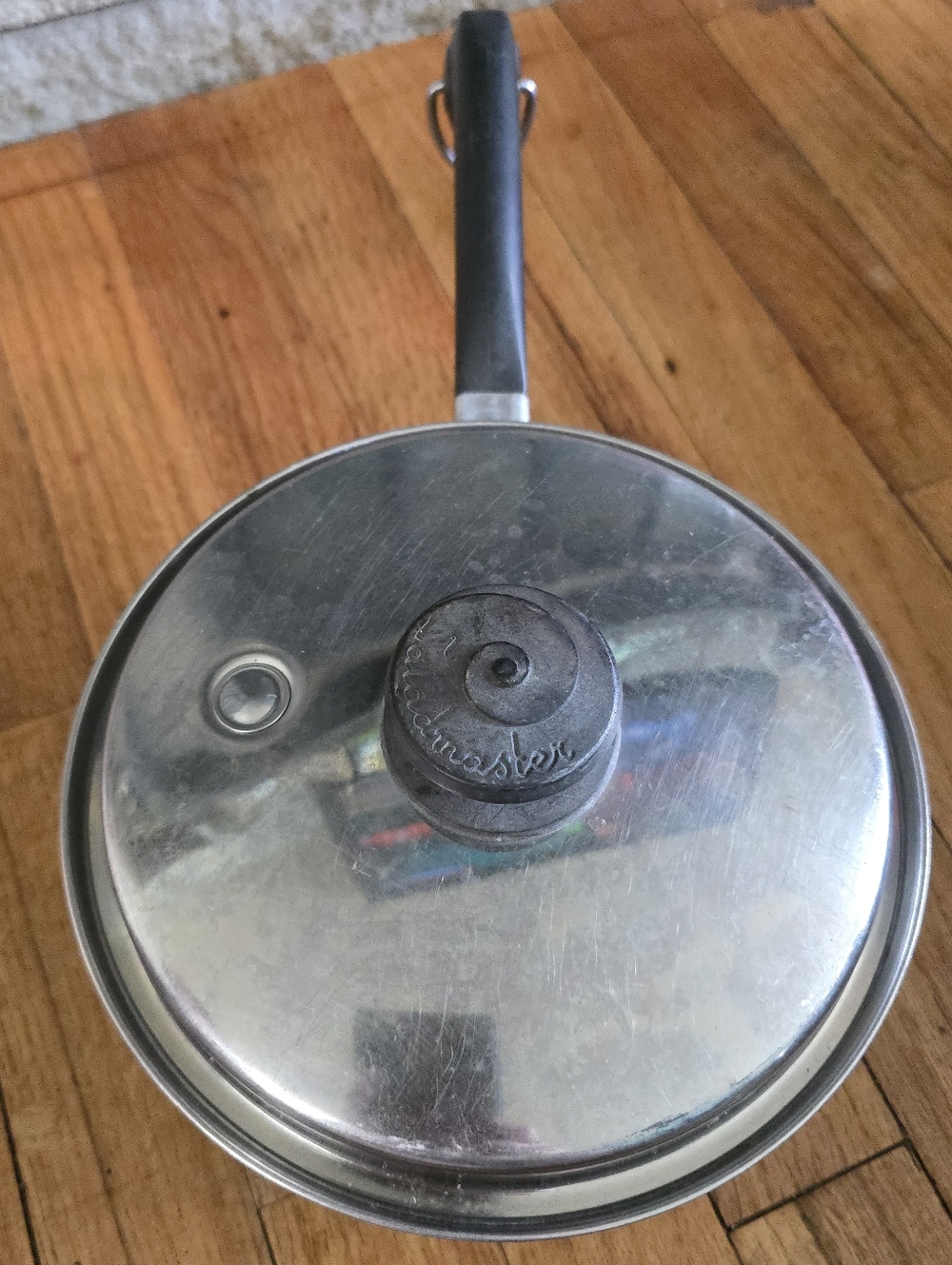 SaladMaster 8" Stainless Steel Steamer Insert Pan Pot Strainer w/Vapo Lid - USA - Picture 2 of 10